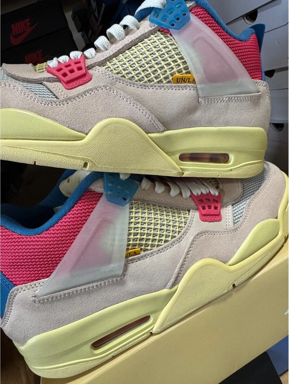 Union LA x Air Jordan 4 Retro 'Guava Ice' DC9533-800 SIZE 10.5M